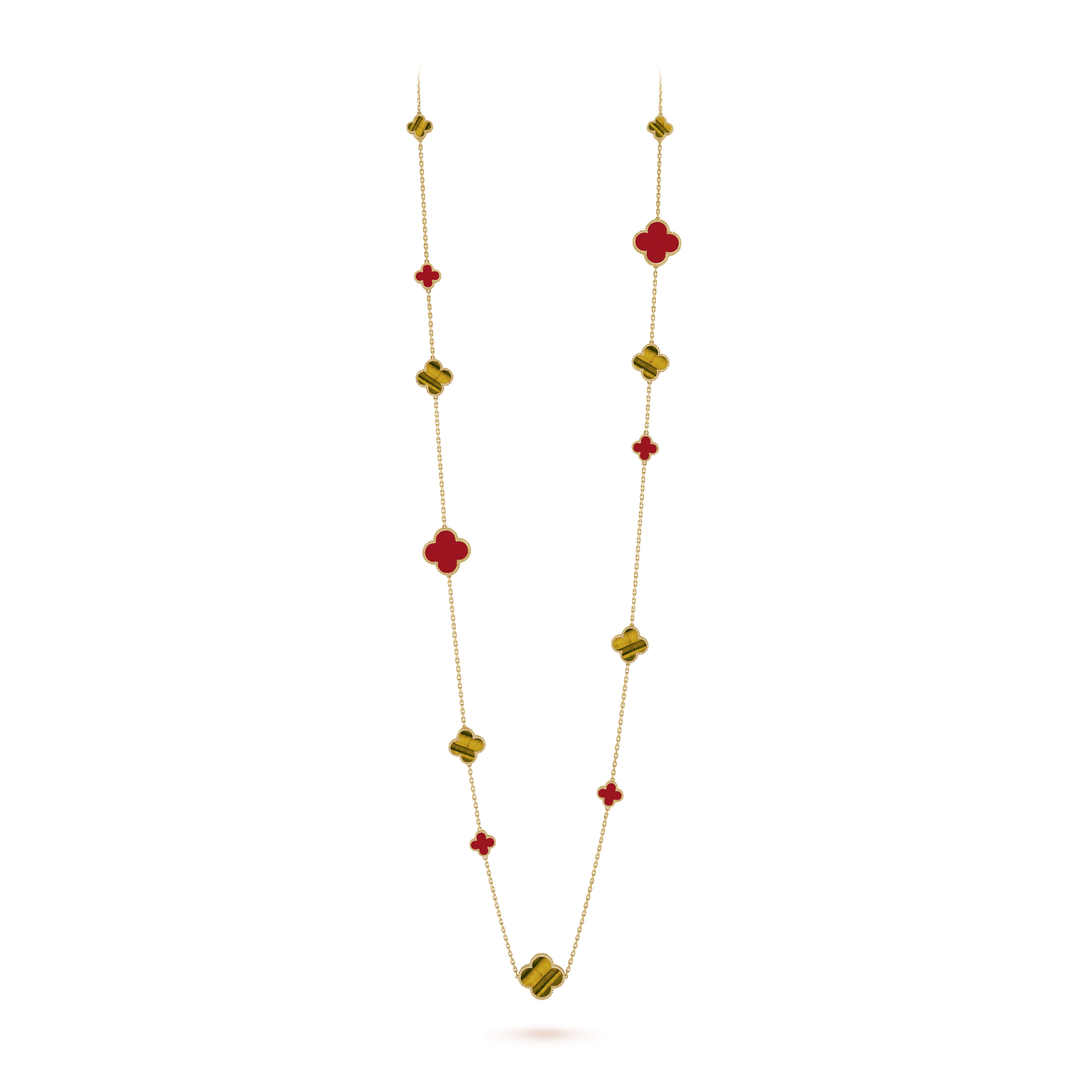 Magic Alhambra long necklace, 16 motifs