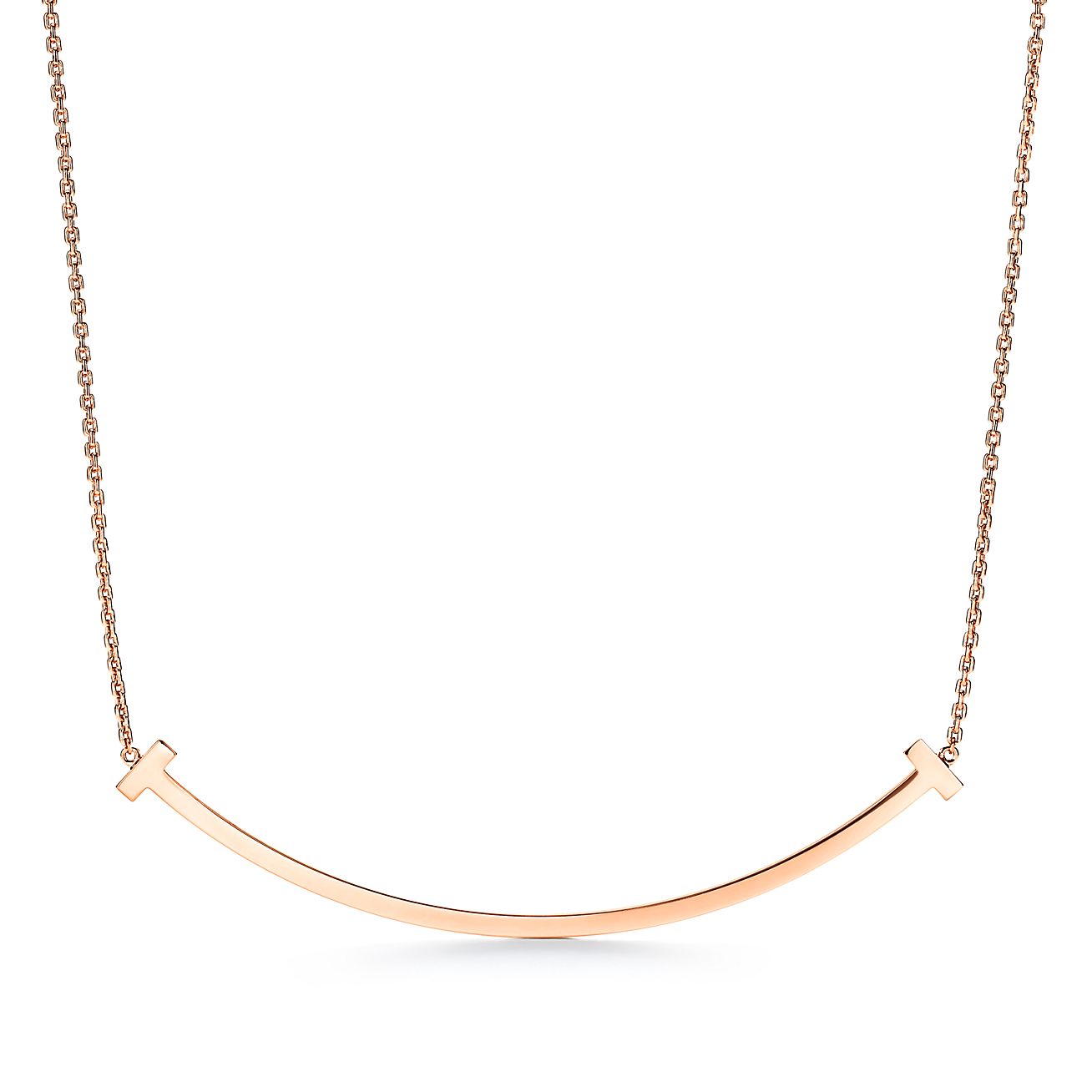 Extra Large Smile Pendant in Rose Gold