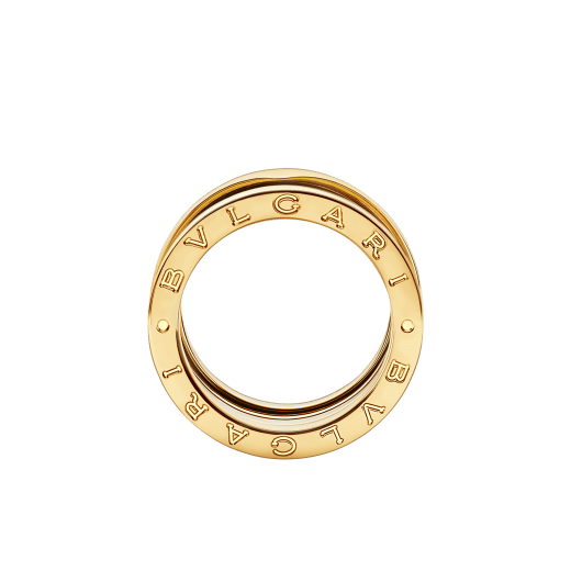 B.ZERO1 RING four-band ring in yellow gold