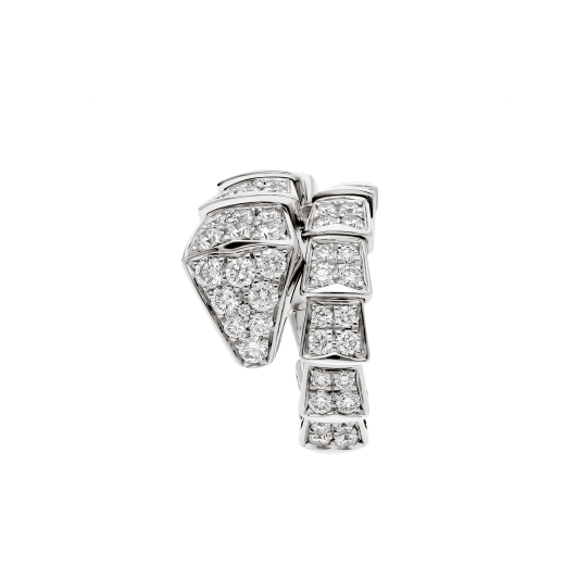 SERPENTI VIPER RING in white gold with diamonds