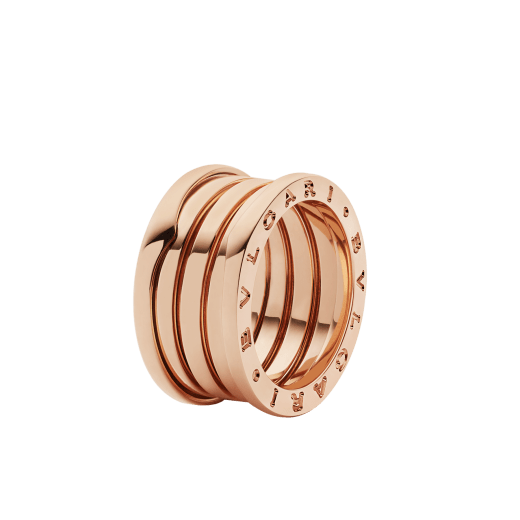 B.ZERO1 RING four-band ring in rose gold