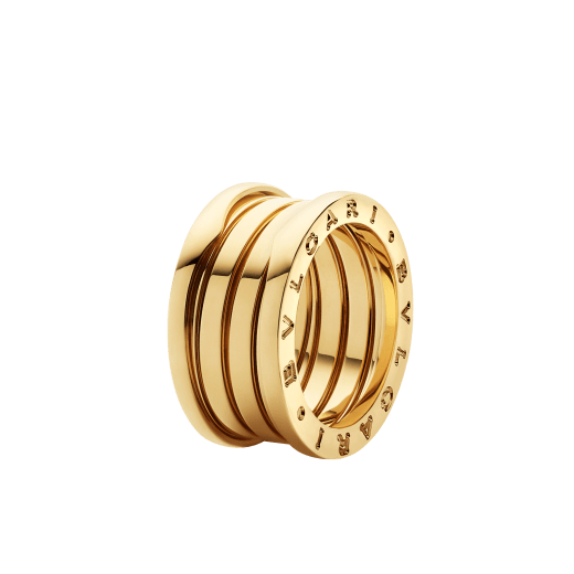 B.ZERO1 RING four-band ring in yellow gold