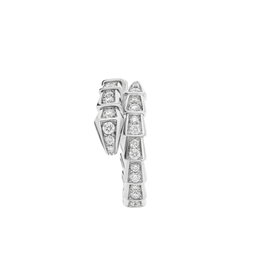 SERPENTI VIPER RING in white gold with diamonds