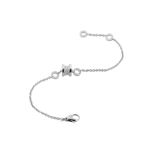 B.ZERO1 BRACELET in White Gold with Diamonds