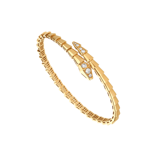 SERPENTI VIPER BRACELET in Yellow Gold with Diamonds