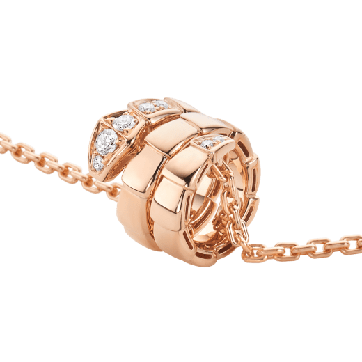 SERPENTI VIPER NECKLACE in Rose Gold