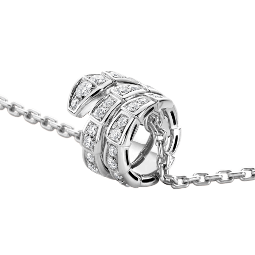 SERPENTI VIPER NECKLACE in White Gold in Diamonds