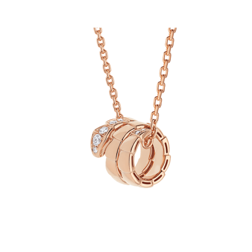 SERPENTI VIPER NECKLACE in Rose Gold