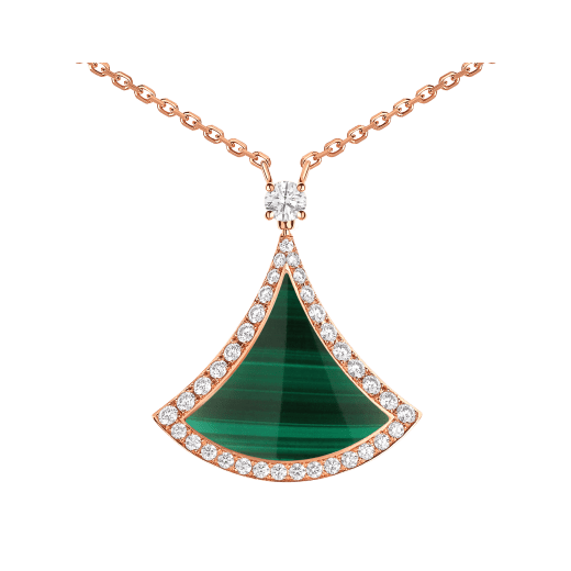 DIVAS’ DREAM NECKLACE in Rose Gold with Pavé Diamonds