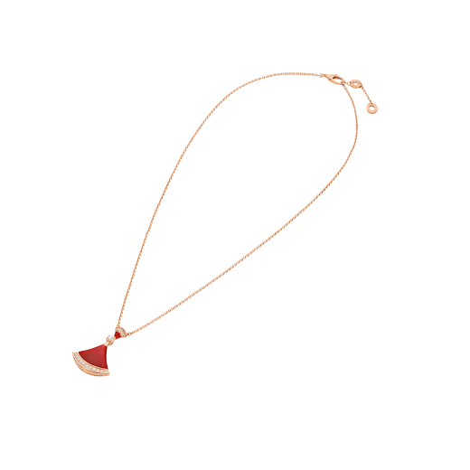 DIVAS’ DREAM NECKLACE in Rose Gold with Pavé Diamonds