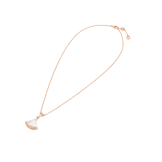 DIVAS’ DREAM NECKLACE in Rose Gold with Pavé Diamonds