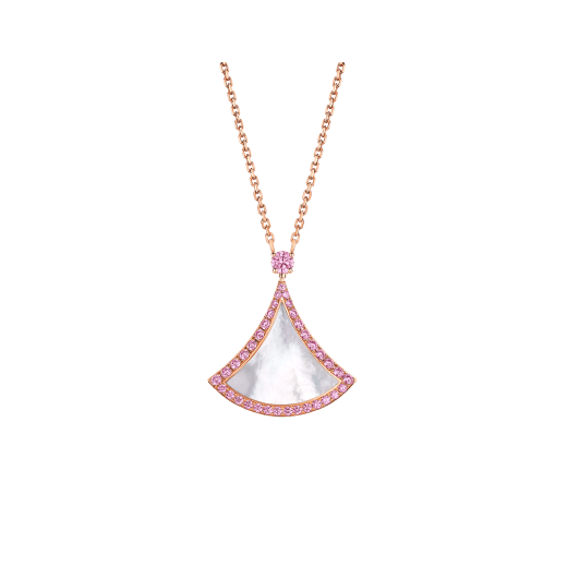 DIVAS’ DREAM NECKLACE in Rose Gold with Pink Sapphires