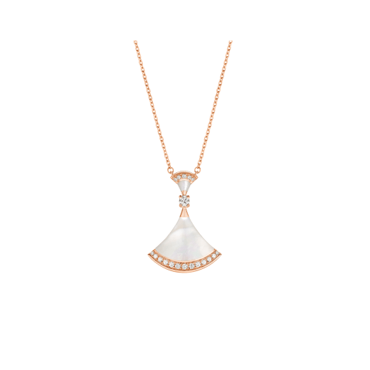 DIVAS’ DREAM NECKLACE in Rose Gold with Pavé Diamonds
