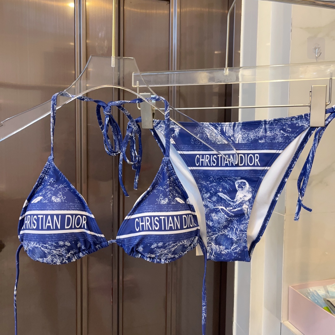 [TOP] D!or  Bikini - Blue - Christian Dior
