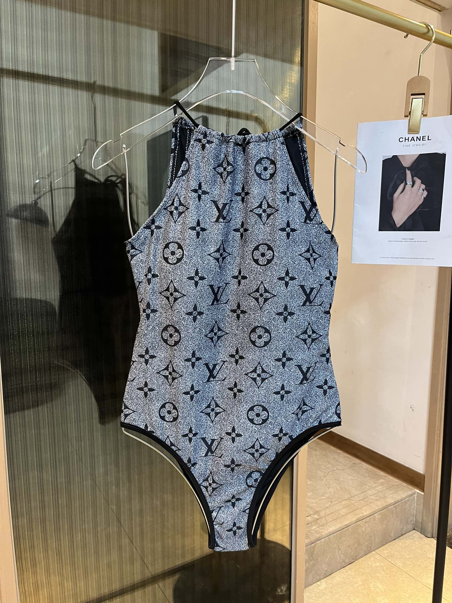 [TOP] L&V Swimsuit - Gray - LV Louis Vuitton