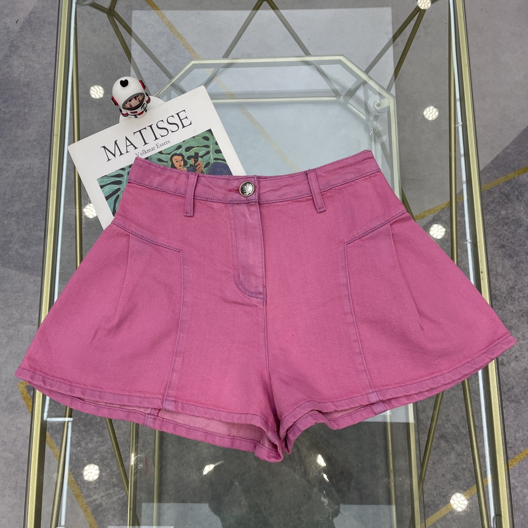 [TOP] CH@NEL Shorts - Pink - Chanel