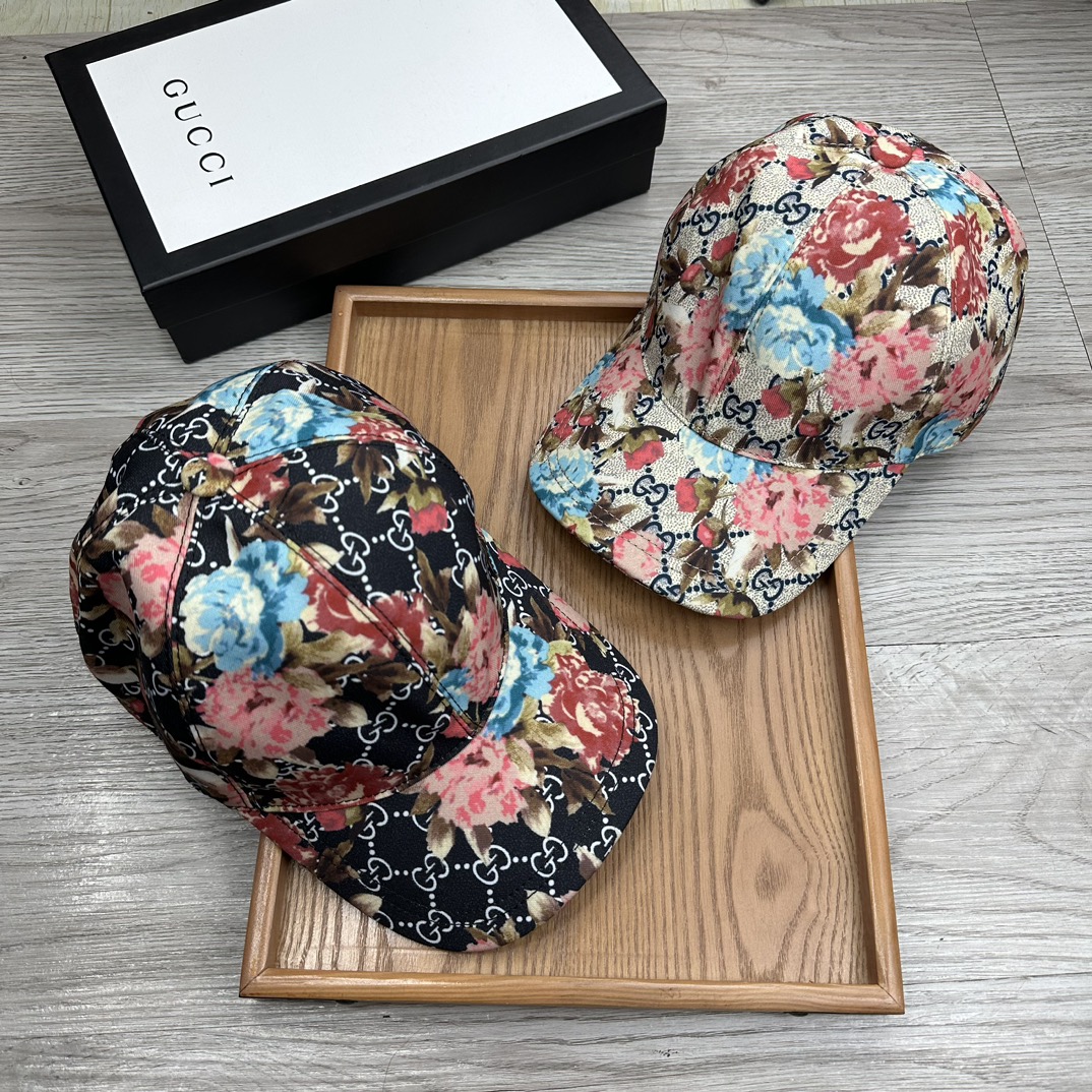 [TOP] Gucci Baseball Cap - 2 Color - Gucci