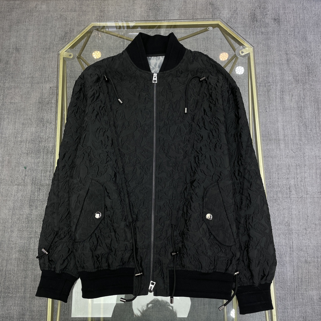 [TOP] D!or Baseball Jacket - Black - Dior