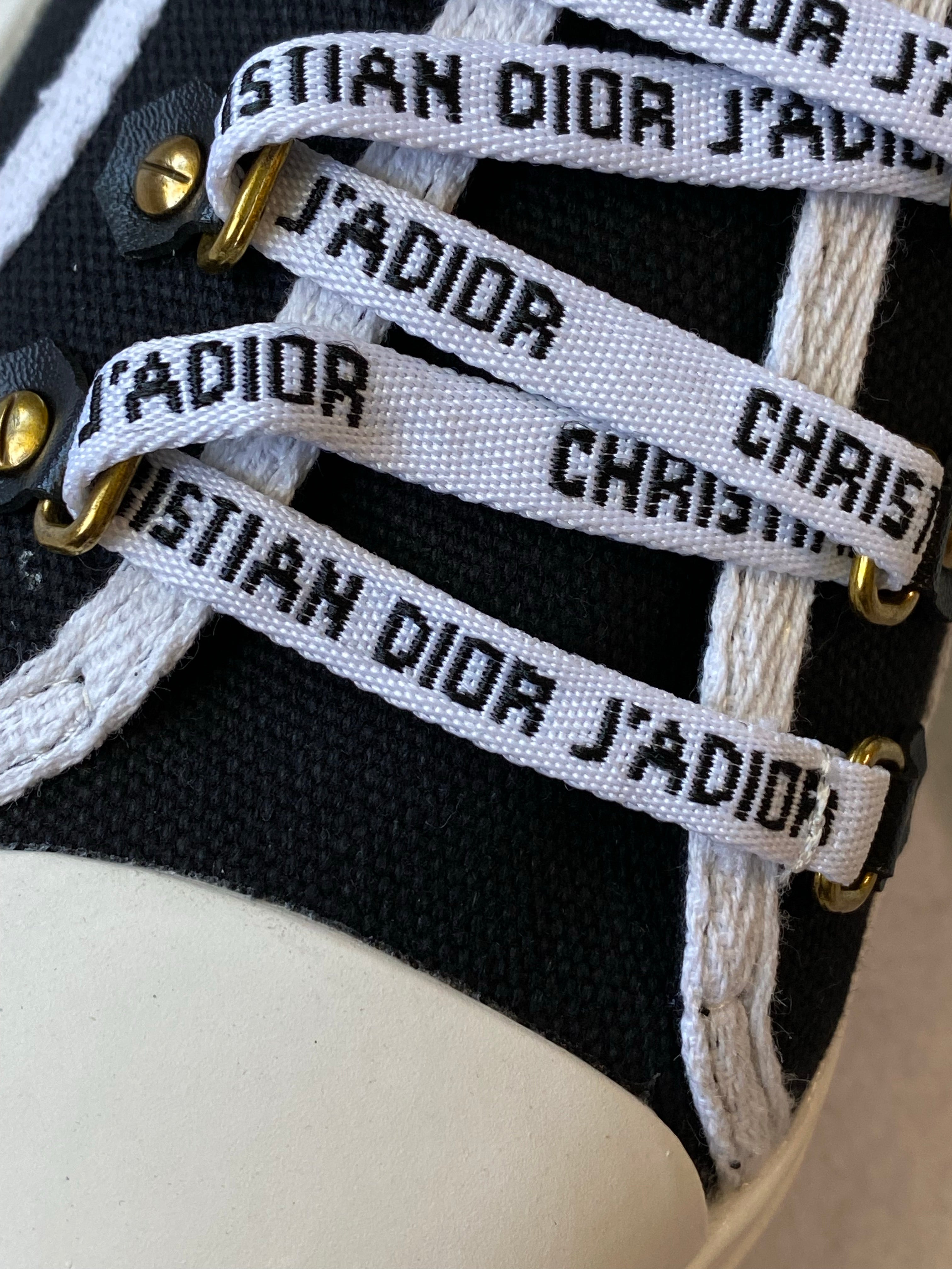 [Top] D!or Walk’n Christian Dior Canvas Sneakers - Black - Christian Dior