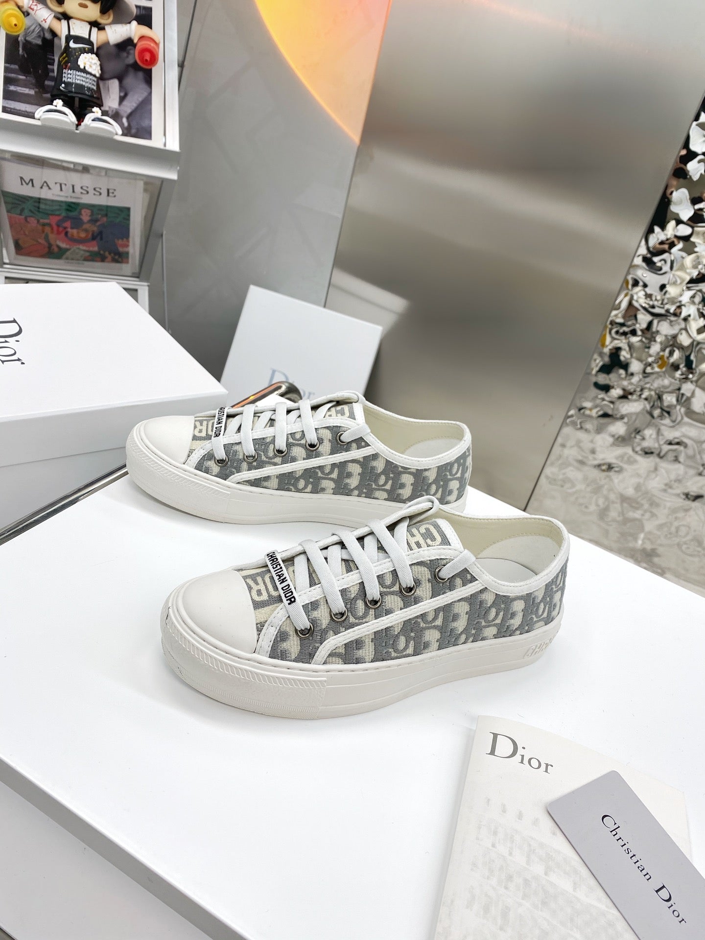 [TOP] D!or Canvas Oblique Walk’N’Christian Dior Low Sneakers - Christian Dior