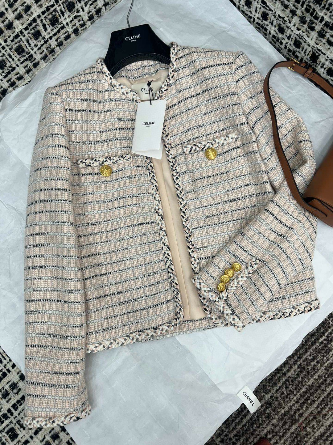 [TOP] CLINE Striped Jacket - Celine