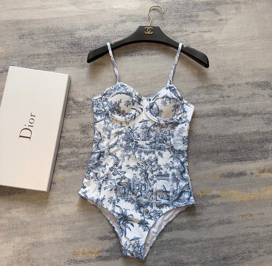 [TOP] D!or Swimsuit Bikini - Blue - Christian Dior