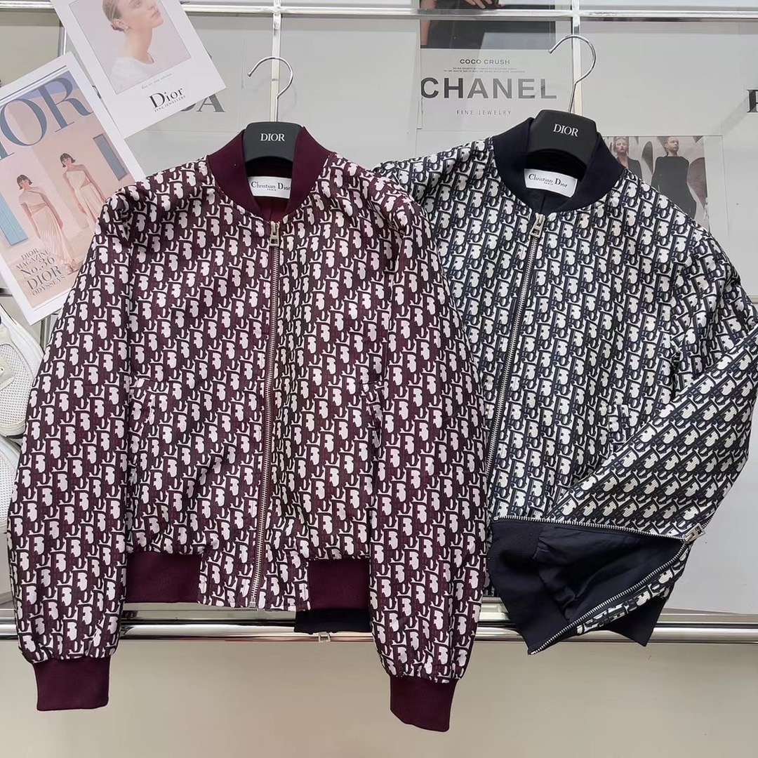 [TOP] D!or Monogram Jacket - 2 Color  - Dior