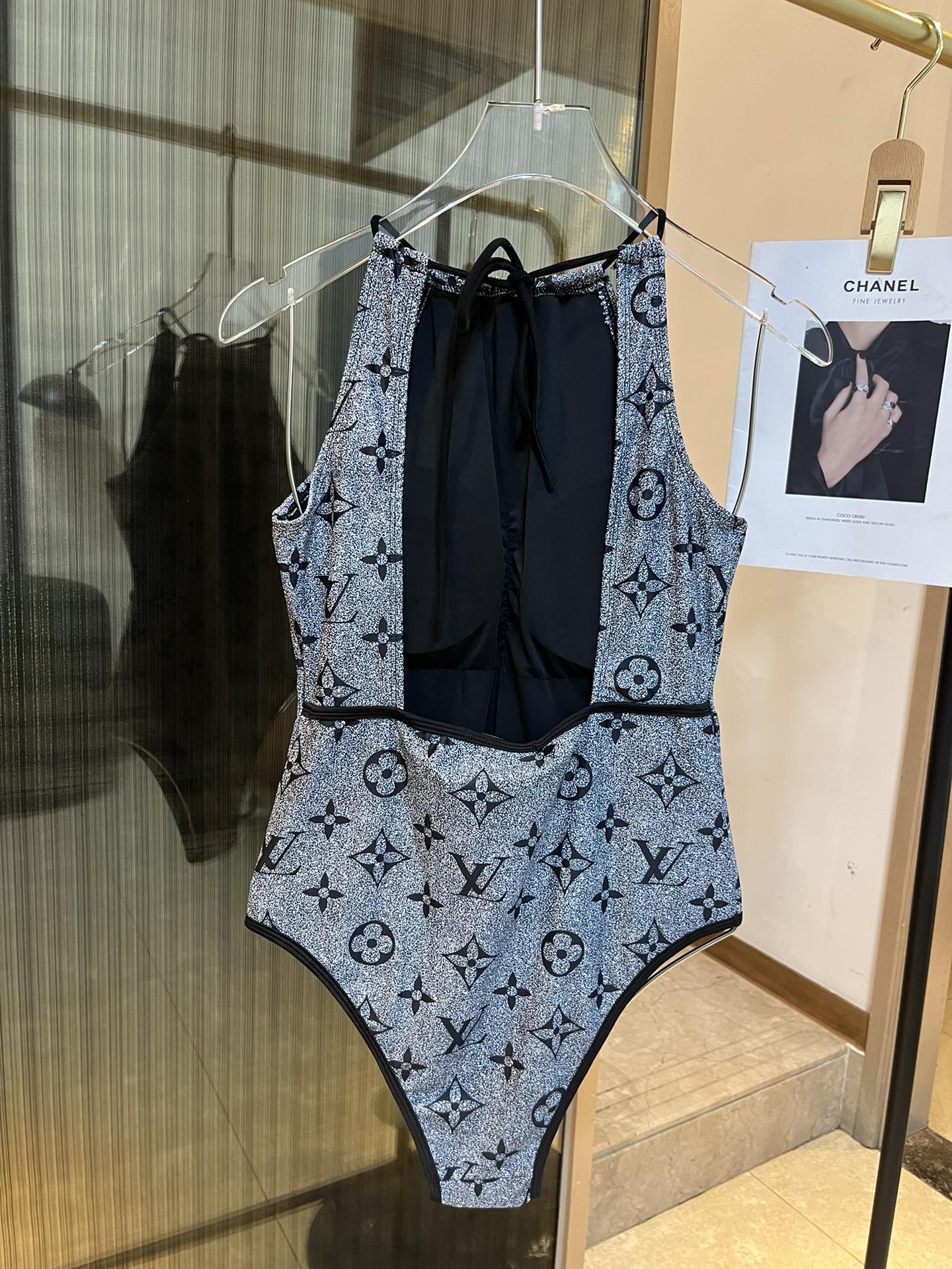 [TOP] L&V Swimsuit - Gray - LV Louis Vuitton