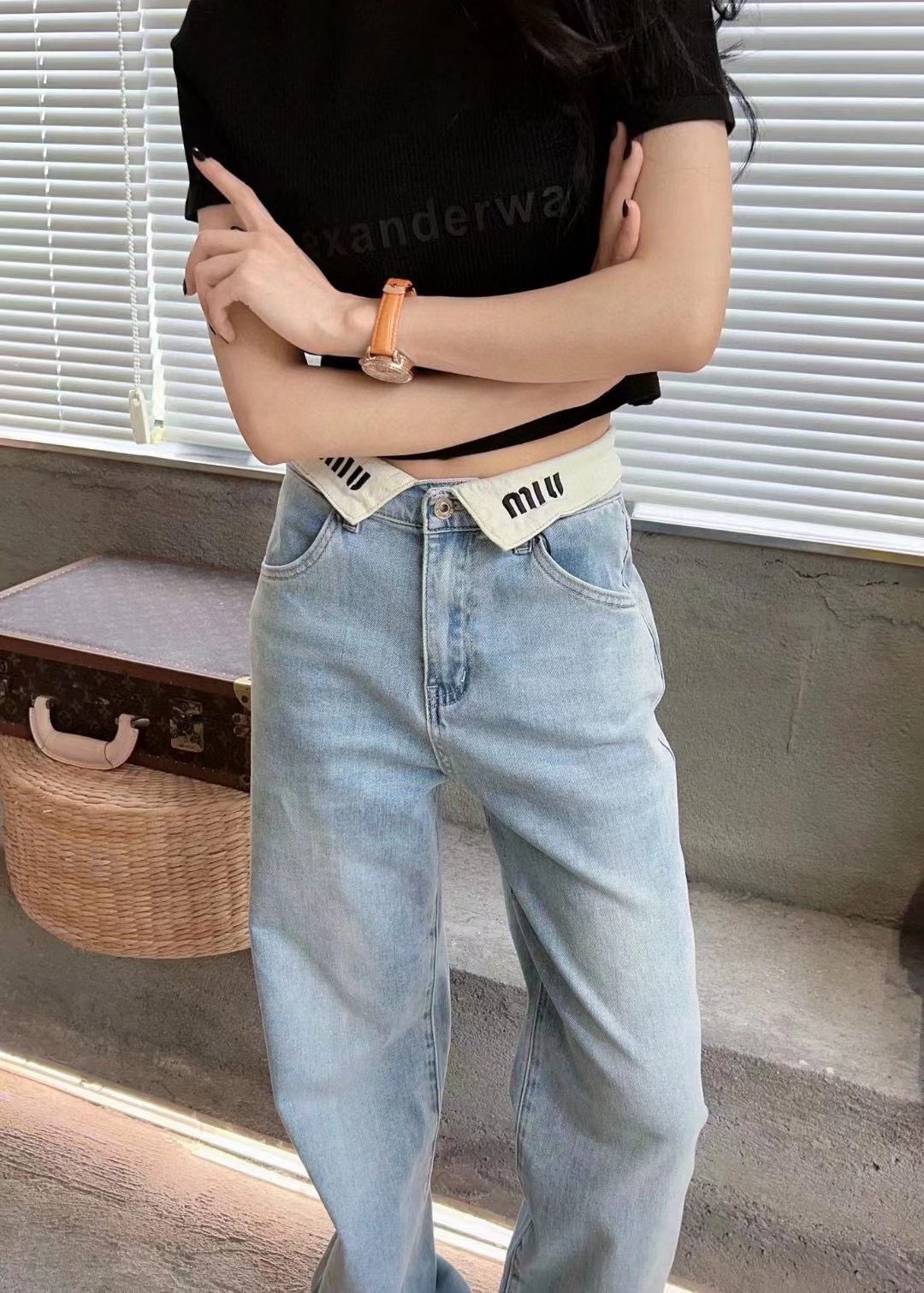 [TOP] m!u m!u Jeans  - MIUMIU