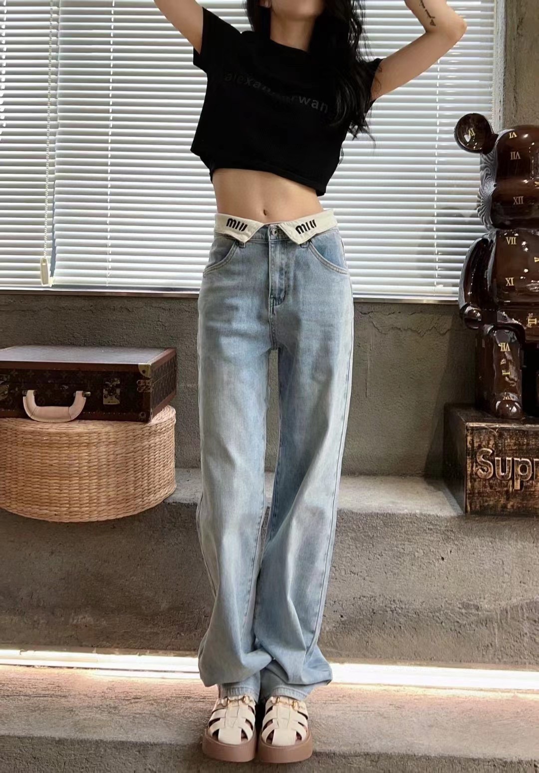 [TOP] m!u m!u Jeans  - MIUMIU