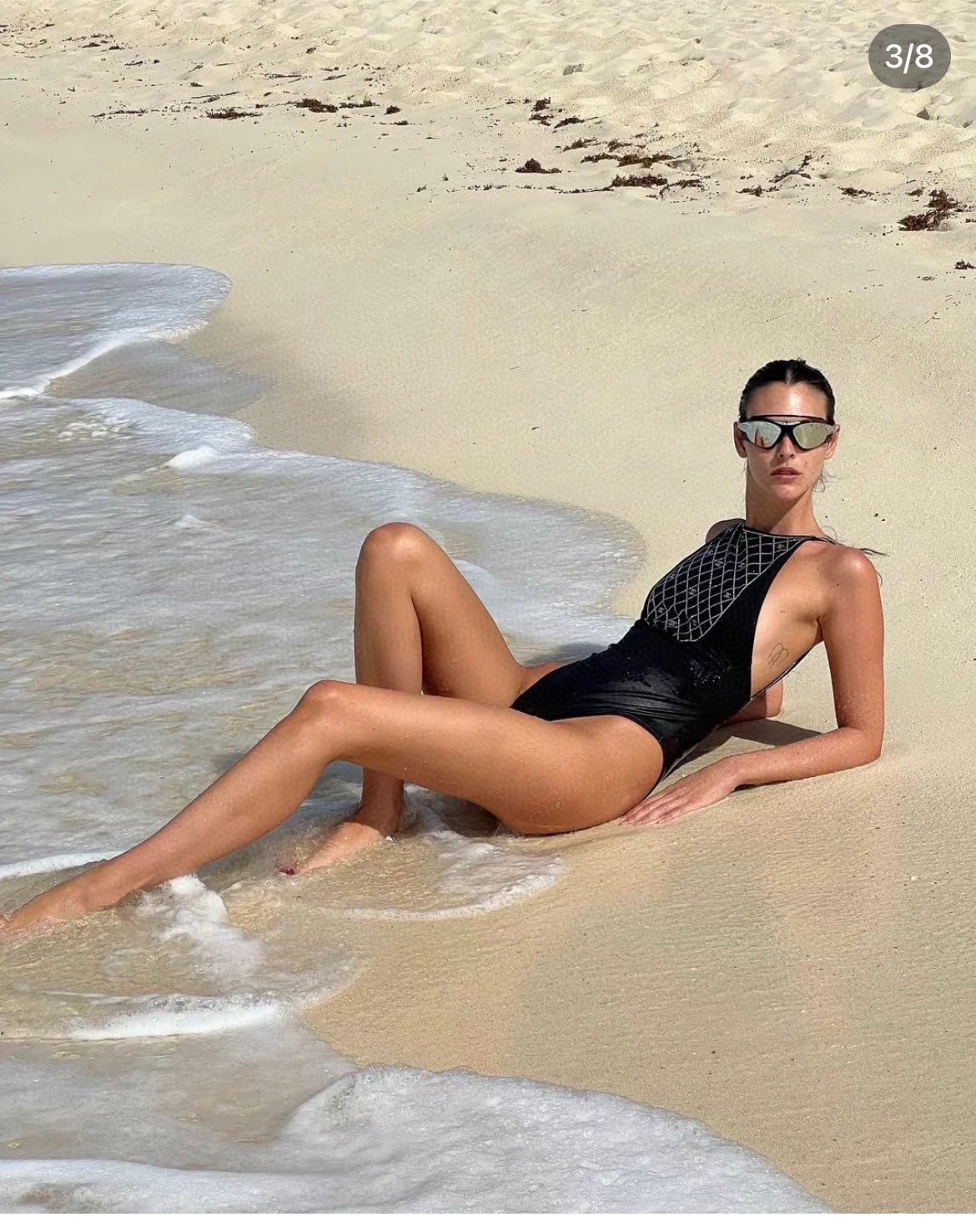 [TOP] CH@NEL one piece swimsuit - Black - Chanel