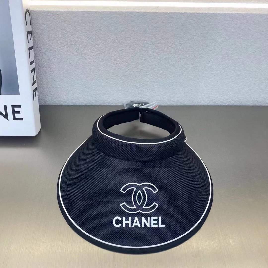 [TOP] CH@NEL Sun Cap  - 3 Color - Chanel