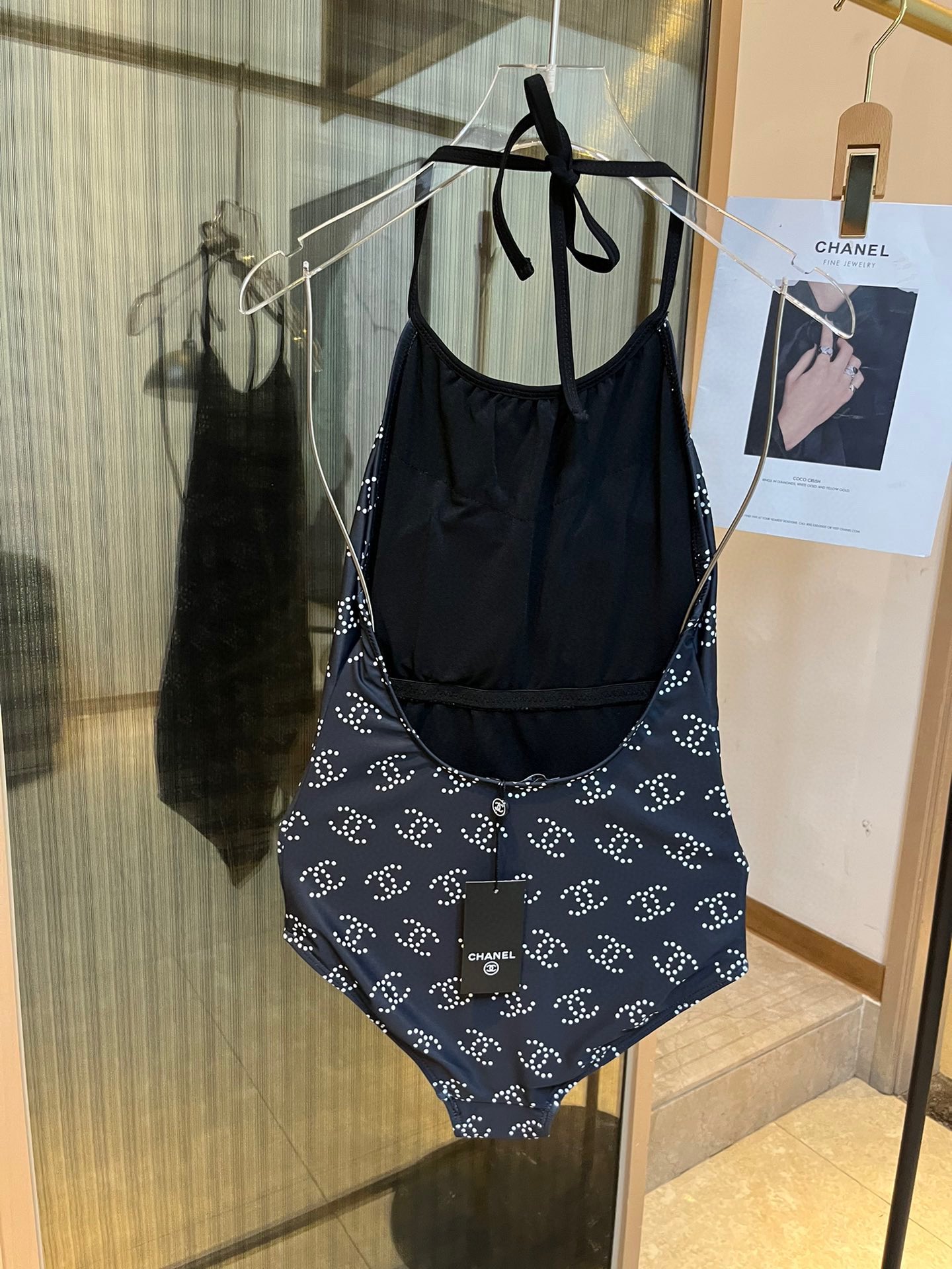 [TOP] CH@NEL one piece swimsuit - Black - Chanel