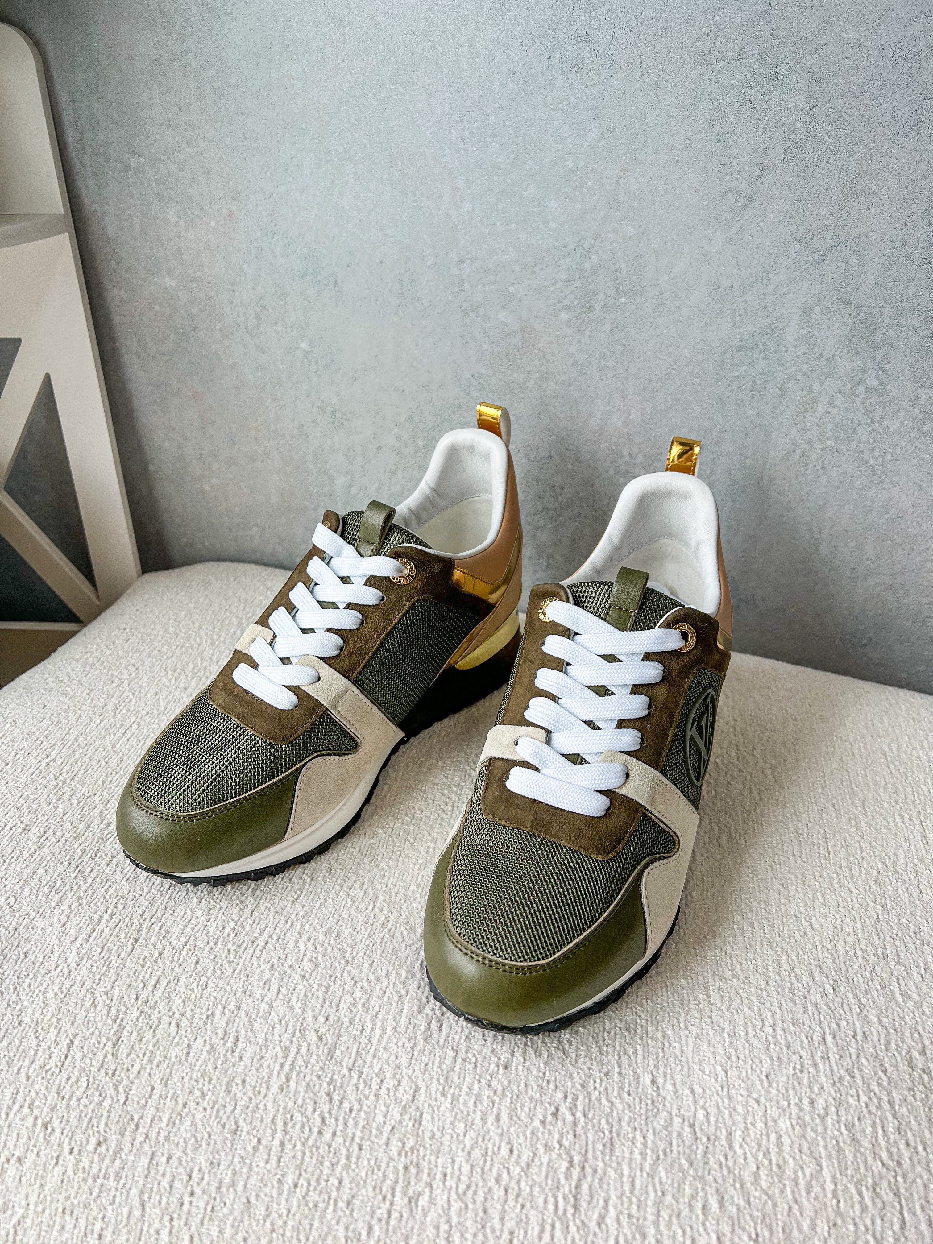 [TOP] L&V L*V Runaway Sneakers - Gren + Pink - LV Louis Vuitton