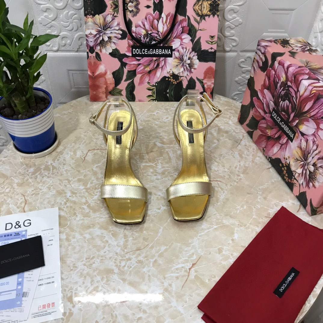 [TOP] D^G Crystal Logo Heels Pumps - 11 Colours (20% Off Only Last Two Days) - D&G Dolce & Gabbana