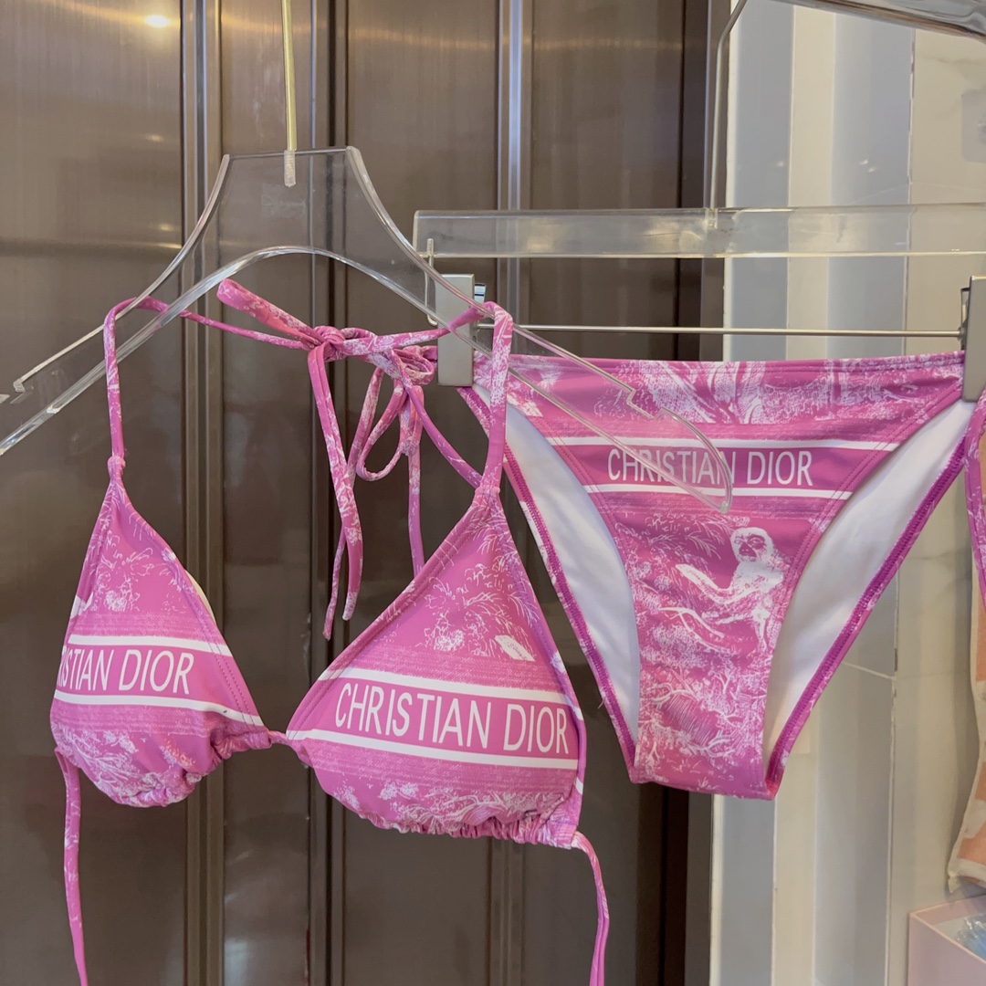 [TOP] D!or  Bikini - Pink - Christian Dior