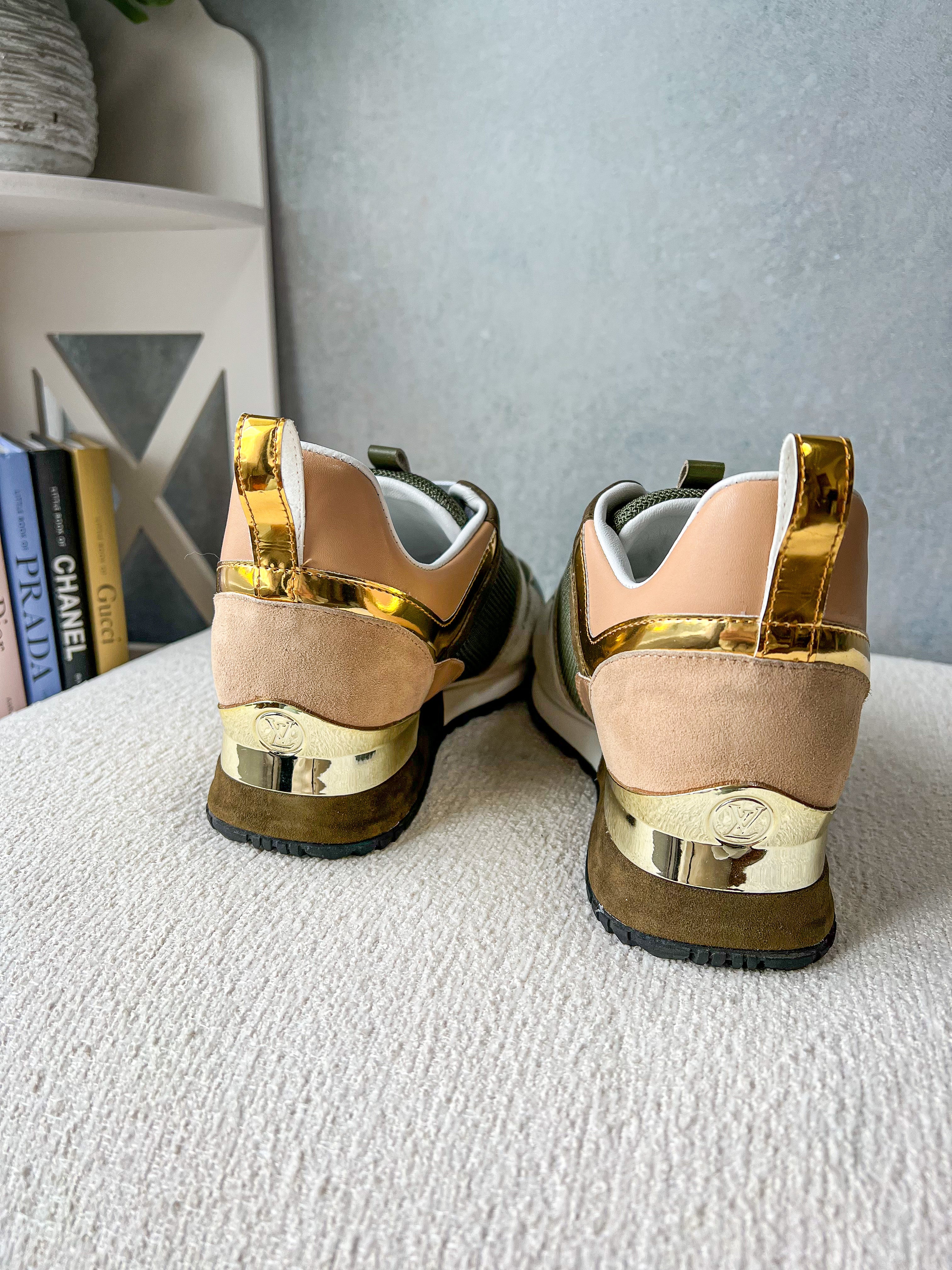 [TOP] L&V L*V Runaway Sneakers - Gren + Pink - LV Louis Vuitton