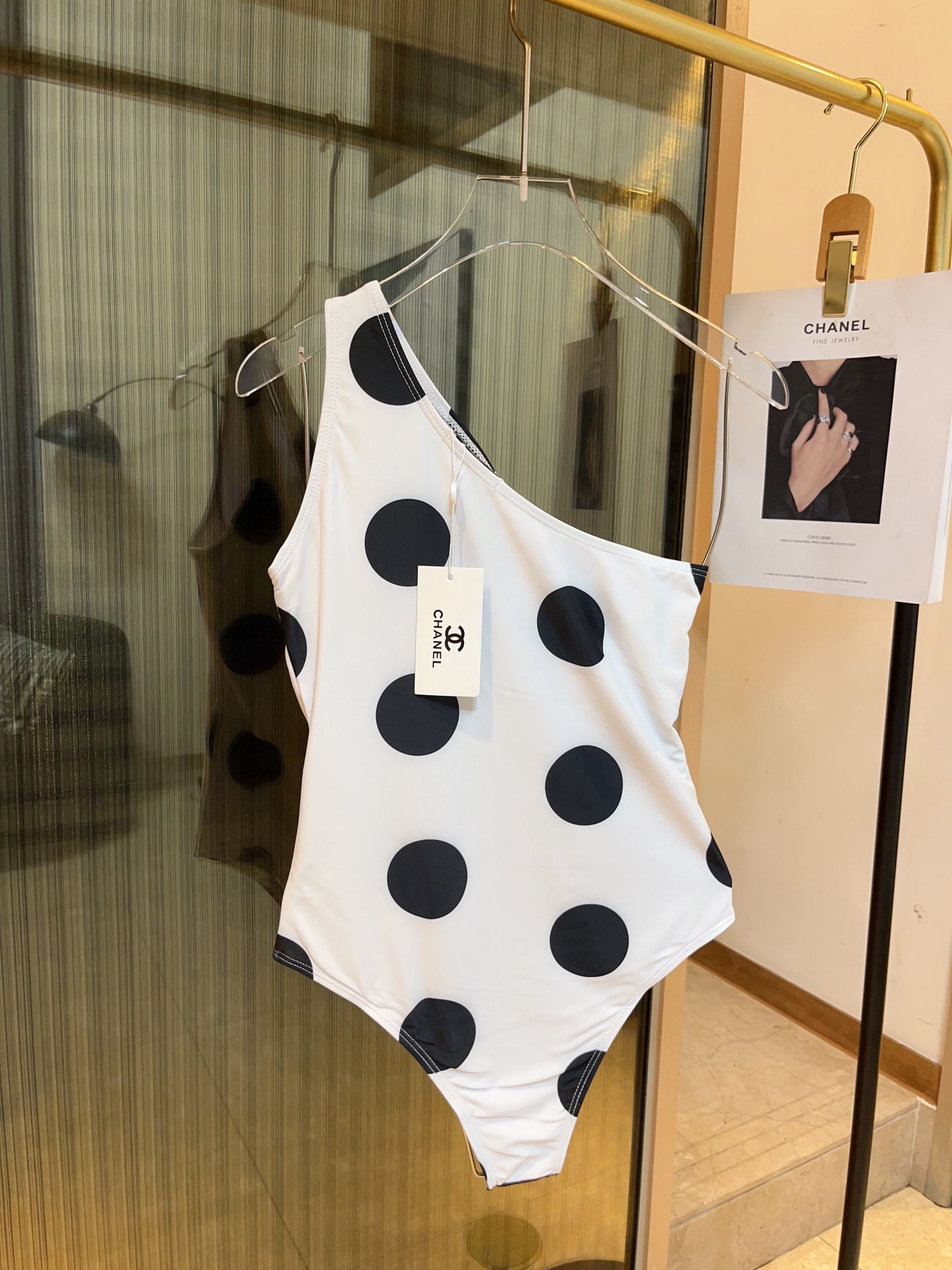 [TOP] CH@NEL Swimsuit - White - Chanel