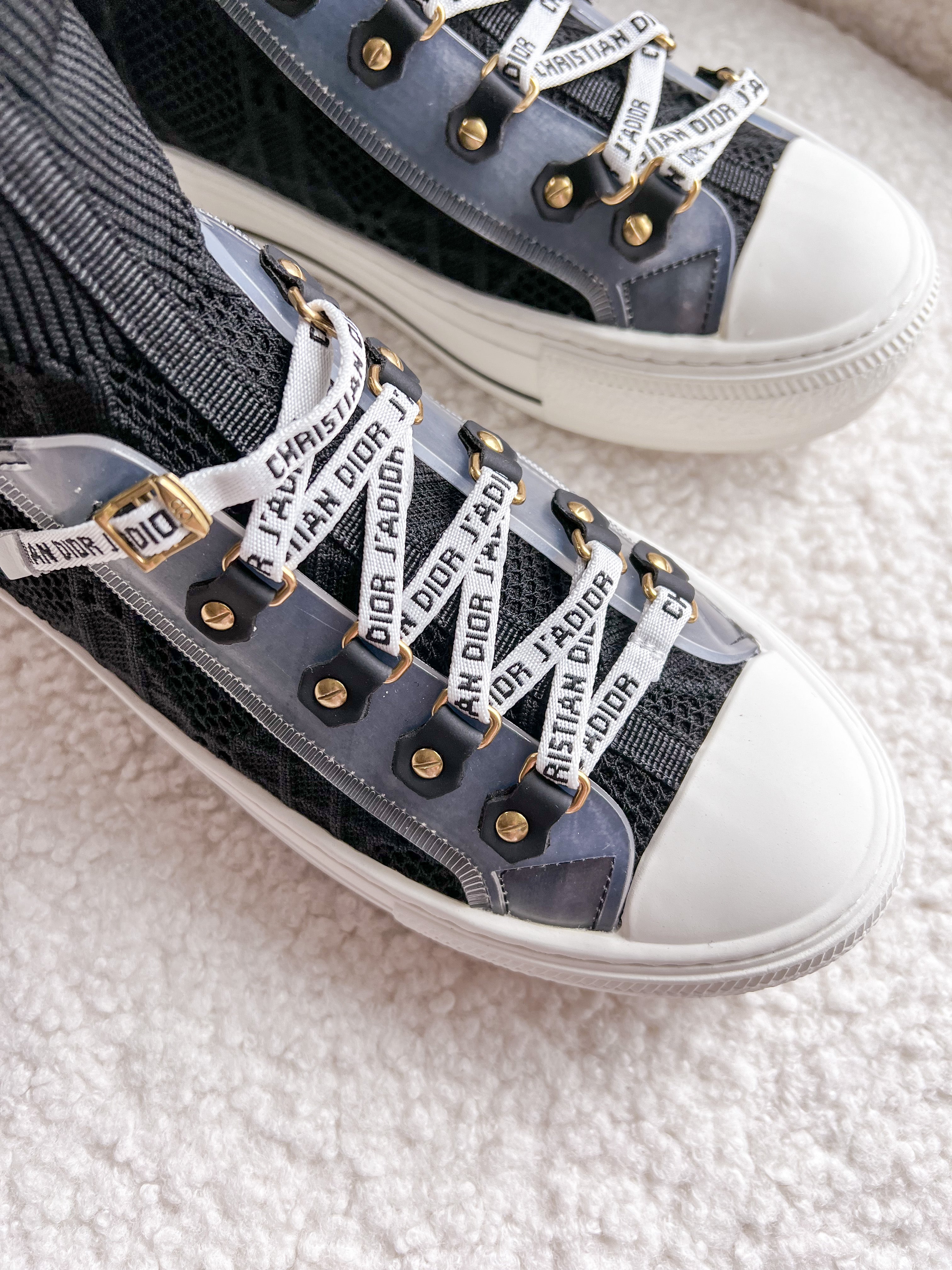 [TOP] D!or Walk’n’Sneaker Cannage Technical Mesh - Black - Christian Dior