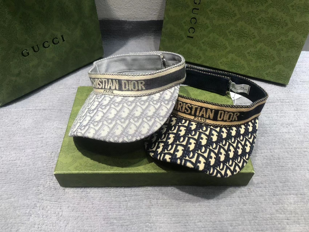 [TOP] D!or Sun Cap - 2 Color - Christian Dior