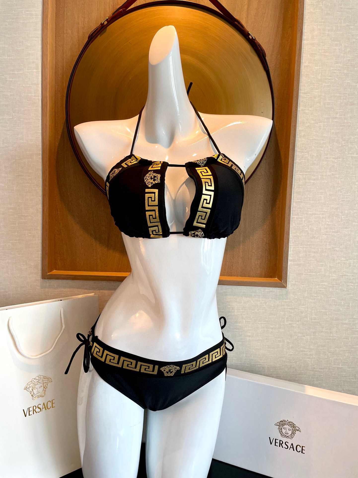 [TOP] Vrsace Bikini Set - Black - Versace