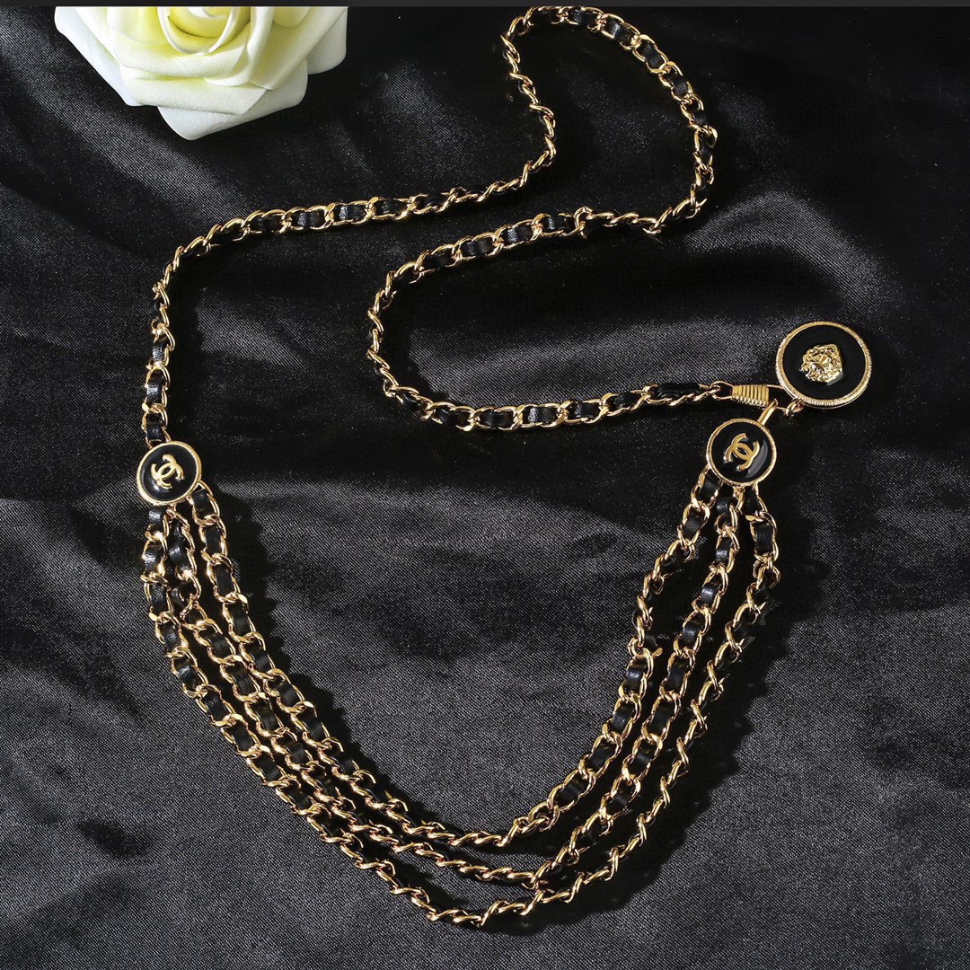 [TOP] CH@NEL Multi Layer Waist Chain  - Chanel