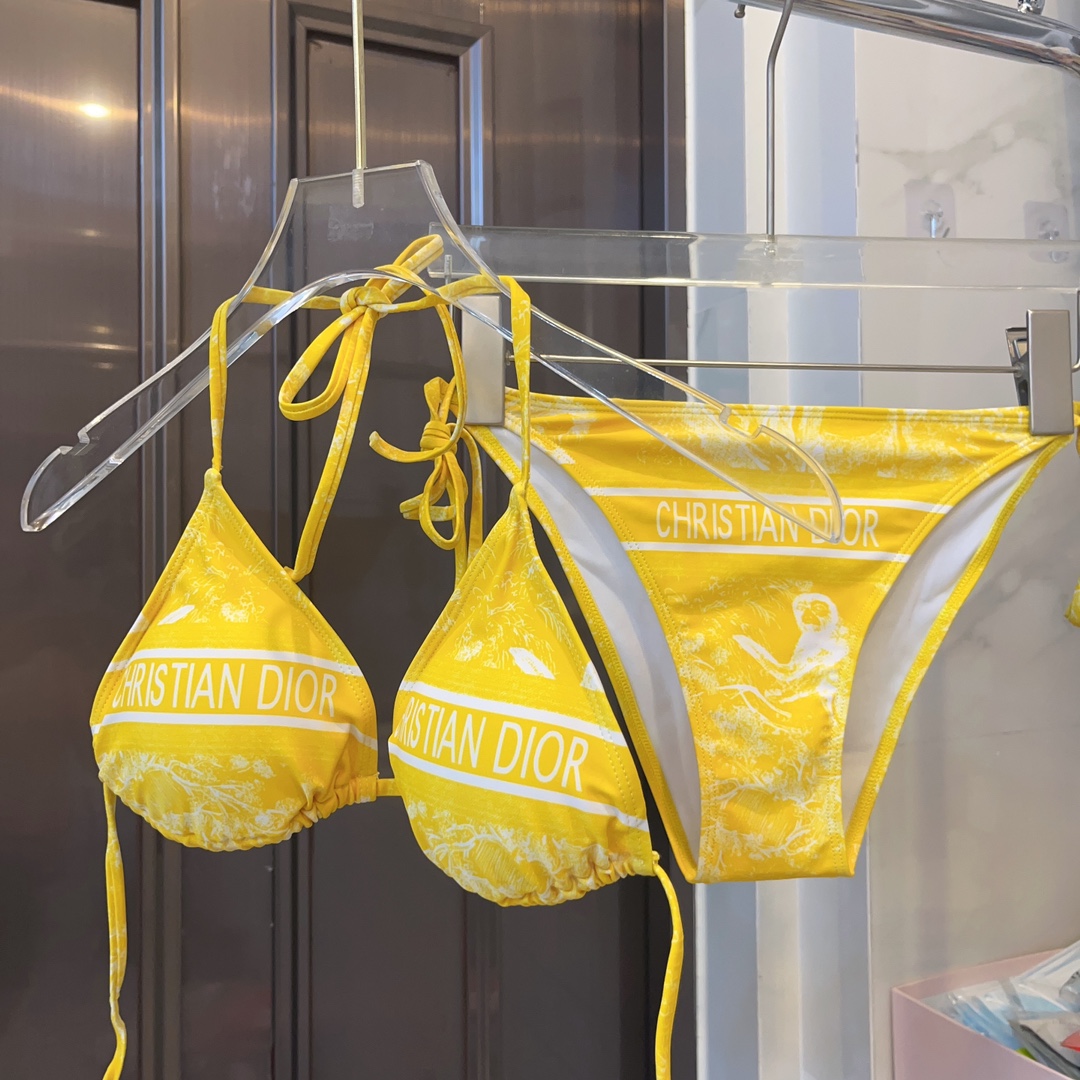 [TOP] D!or  Bikini - Yellow - Christian Dior