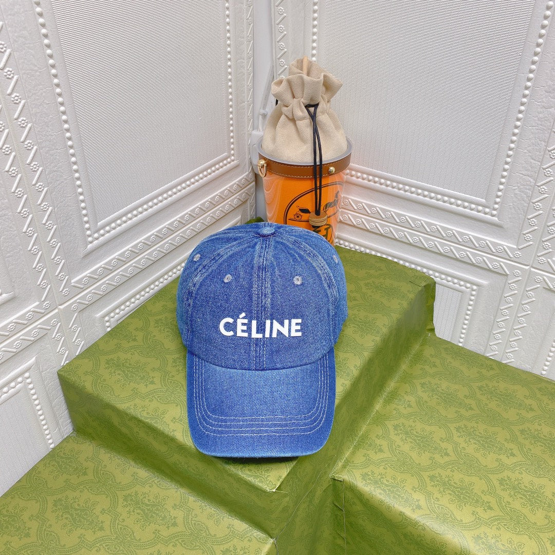 [TOP] CLINE Denim Baseball Cap - Dark Blue