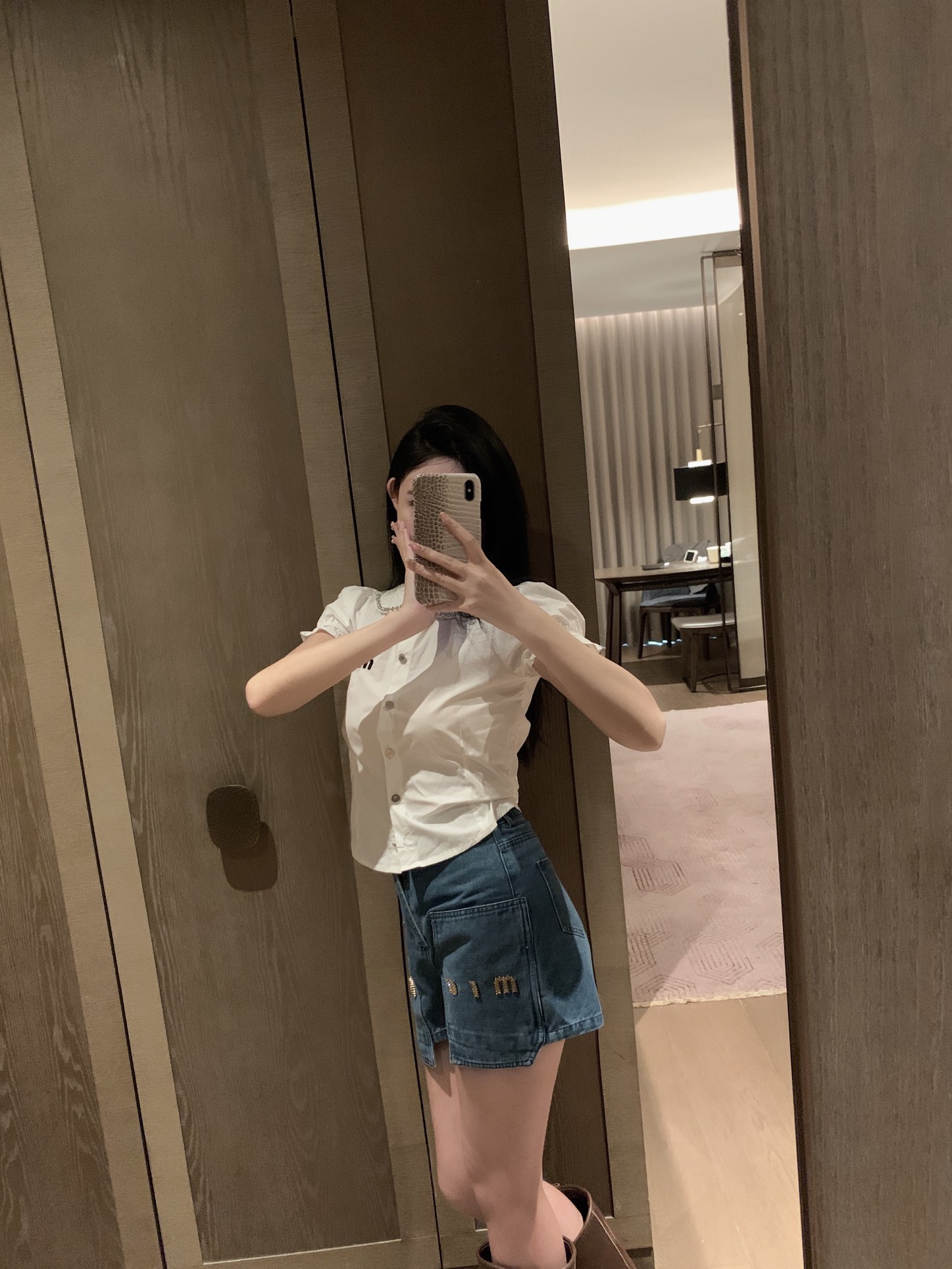 [TOP] m!u m!u Jeans Shorts - MIUMIU
