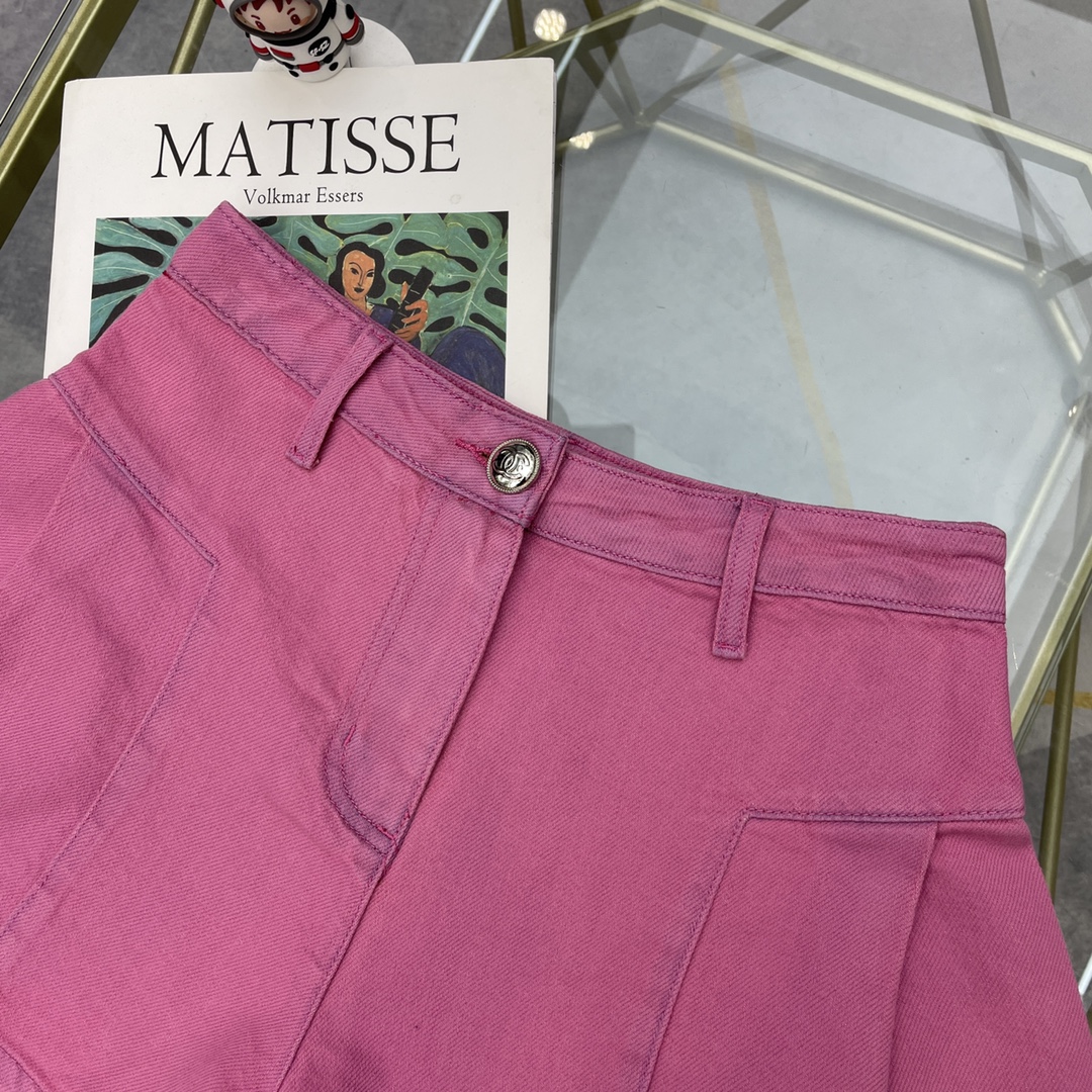 [TOP] CH@NEL Shorts - Pink - Chanel