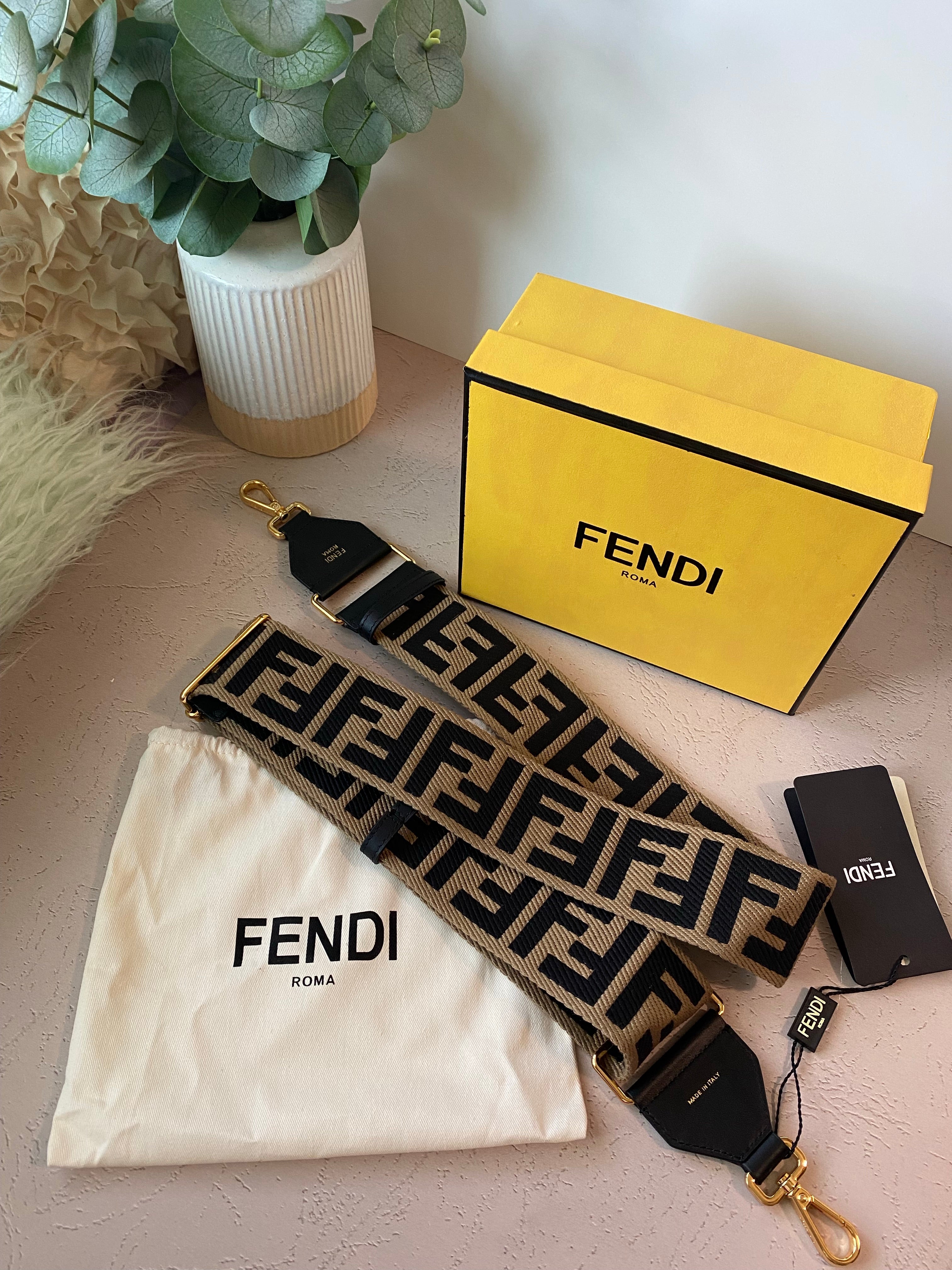 [TOP] FNDI Fndi Canvas Adjustable Strap - Fendi