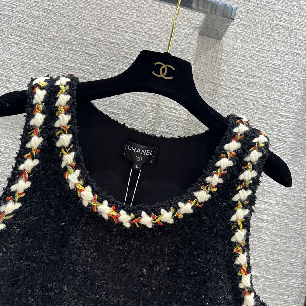 [TOP] CH@NEL Tweed Dress - 2 Colors - Chanel