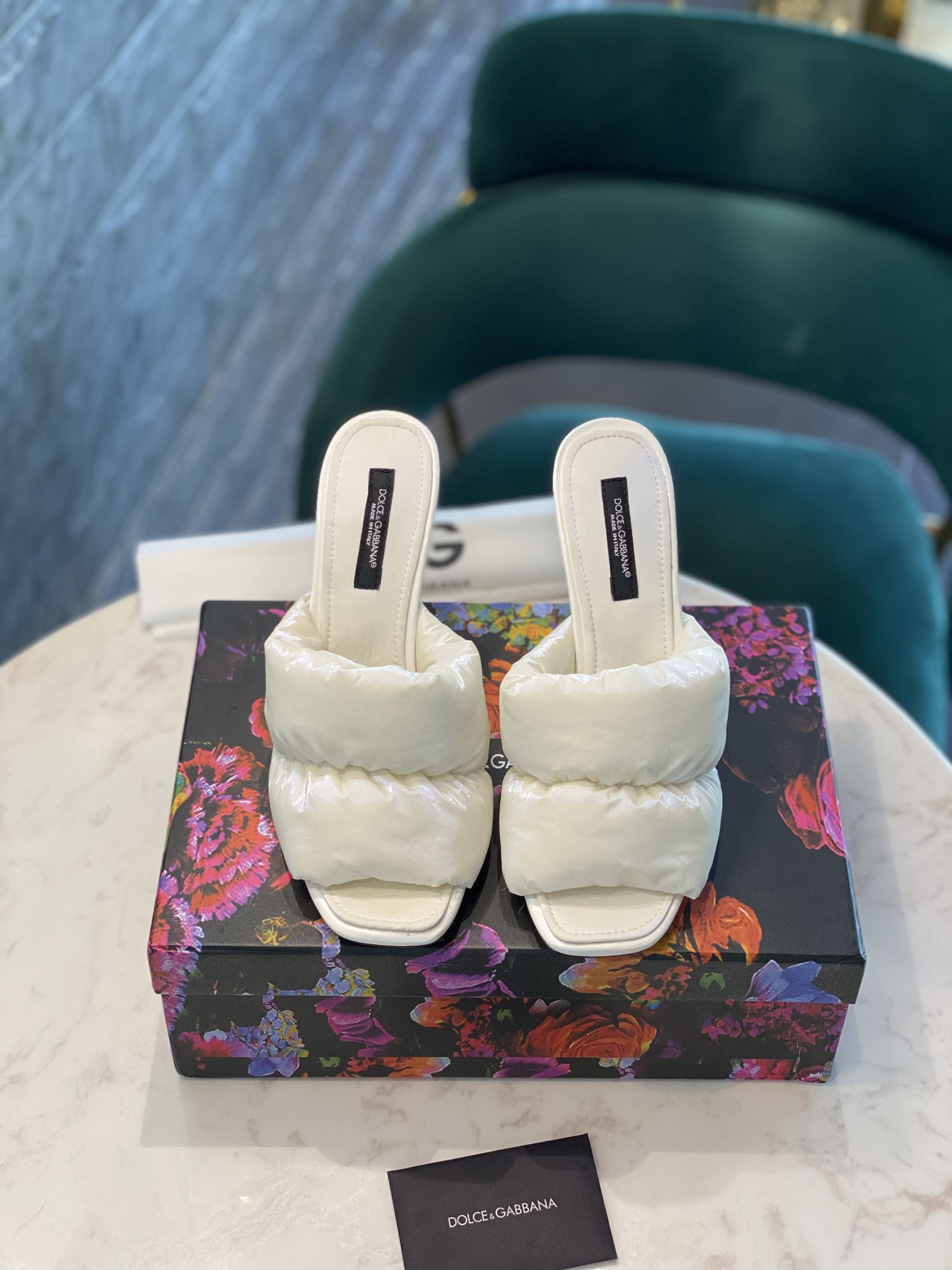 [TOP] D^G Slides Leather - 4 Colors - Dolce&Gabbana