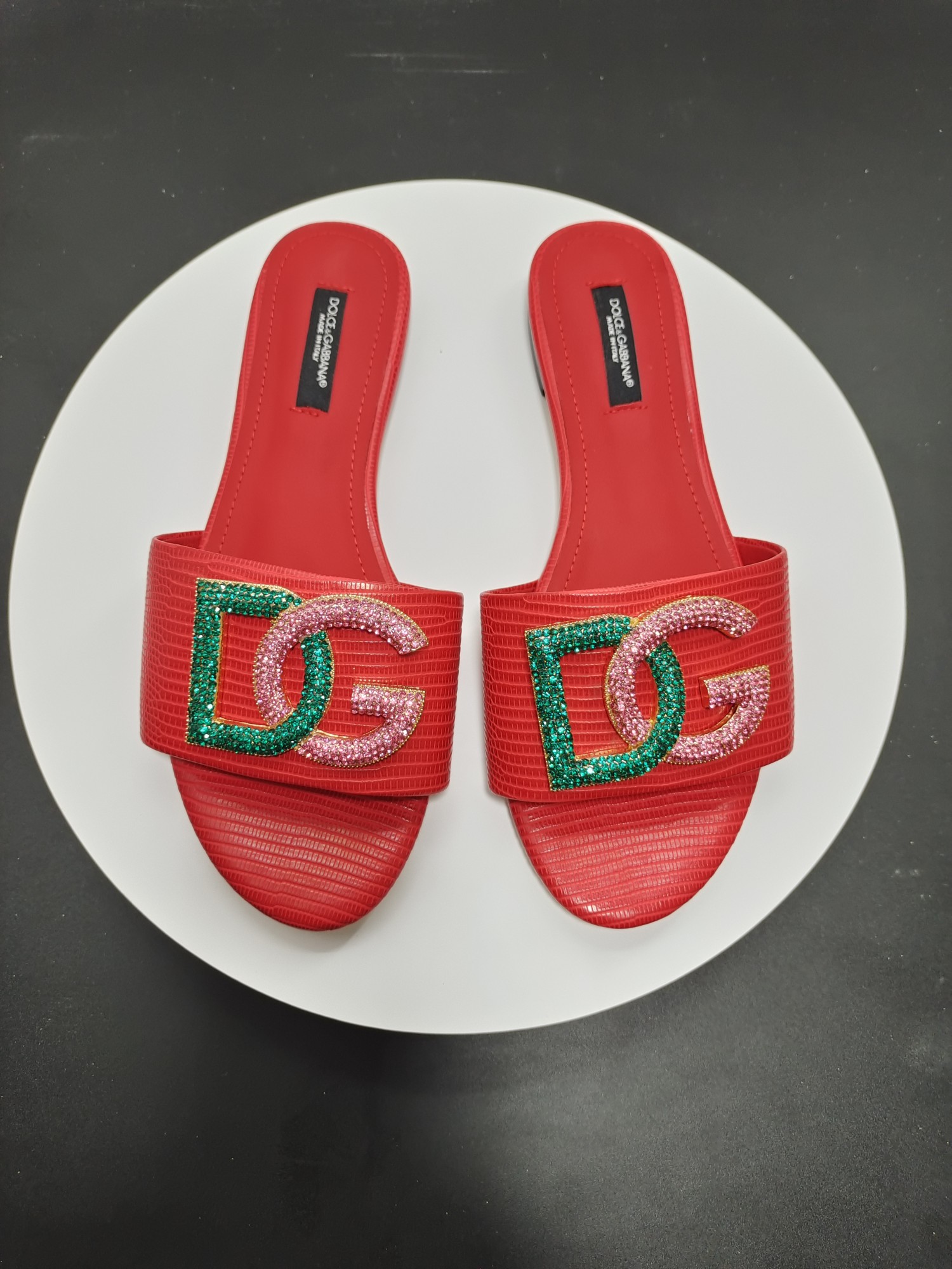 [TOP] D^G Slides Leather - 4 Color - Dolce&Gabbana